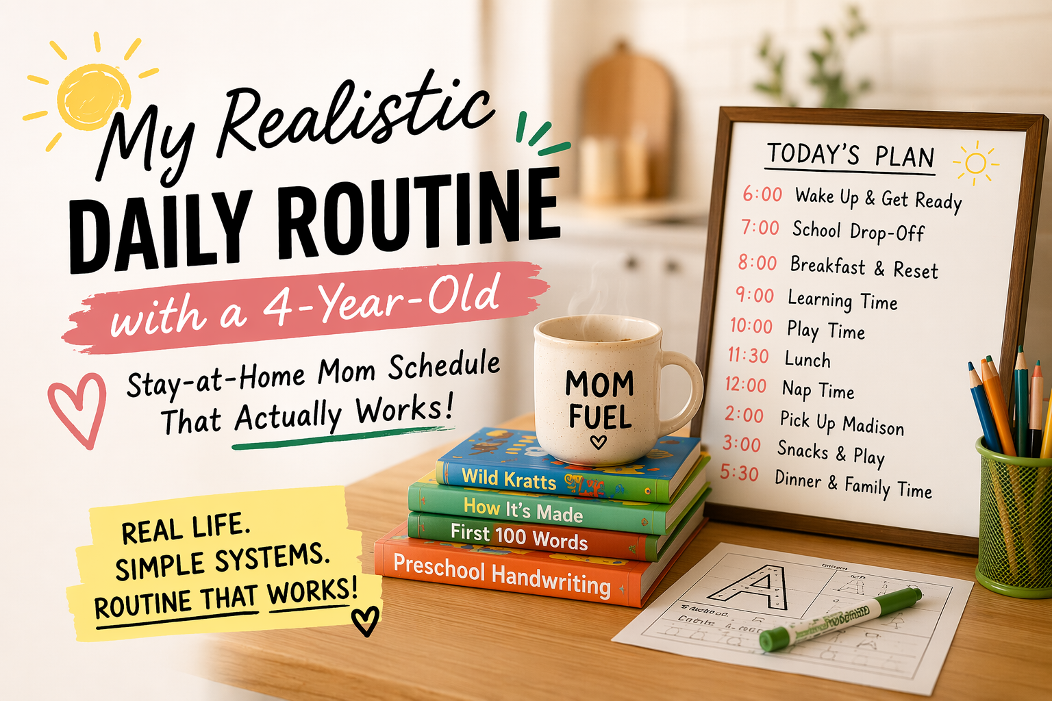 Stay at home Mom routine