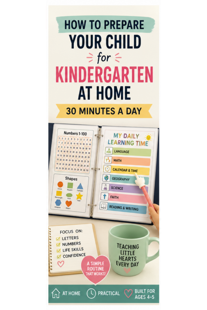 How to prepare your child for Kindergarten